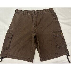 Men’s Eddie Bauer Cargo Outdoor Casual Shorts Size 36 Brown.